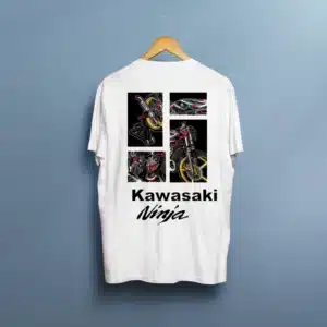 خرید تیشرت طرح کاوازاکی KAWASAKI- کارماتوس (پوشاک, تیشرت, تیشرت چاپ دو رو, تیشرت موتور سیکلت) از کرماتوس