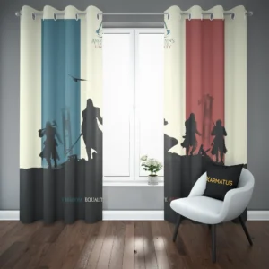 خرید و قیمت پرده پانچ طرح اساسین کرید Assassins Creed - کارماتوس