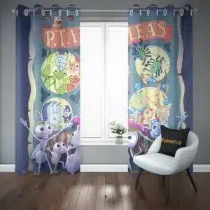 پرده پانچ طرح زندگی یک حشره A Bug's Life