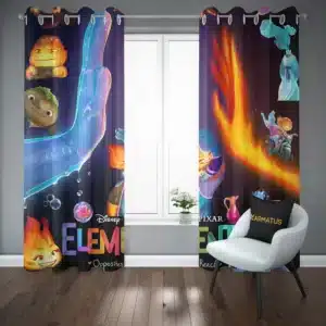 پرده پانچ طرح المنتال Elemental