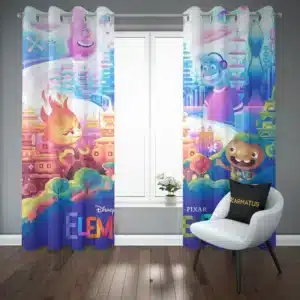 پرده پانچ طرح المنتال Elemental