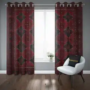 پرده پانچ طرح فرش ایرانی Iranian carpet