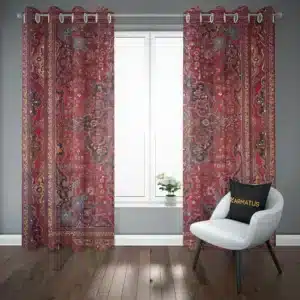 پرده پانچ طرح فرش ایرانی Iranian carpet