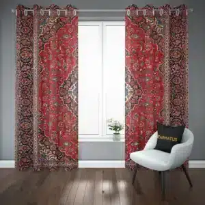 پرده پانچ طرح فرش ایرانی Iranian carpet