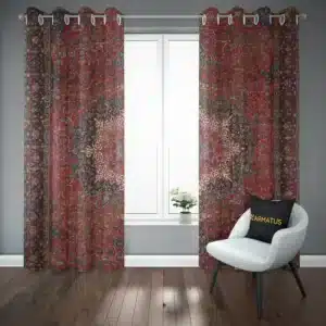 پرده پانچ طرح فرش ایرانی Iranian carpet