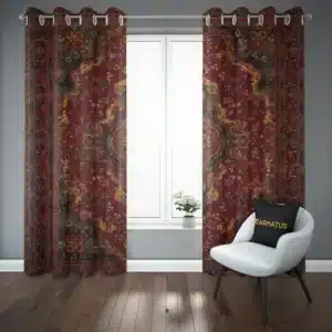 پرده پانچ طرح فرش ایرانی Iranian carpet