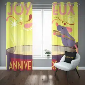 پرده پانچ طرح موش سراشپز Ratatouille