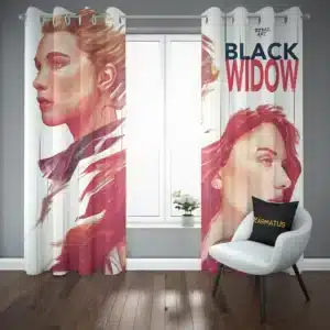پرده پانچ طرح بیوه سیاه Black Widow