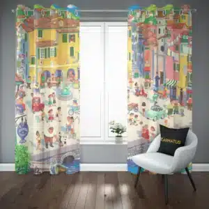 پرده پانچ طرح لوکا Luca