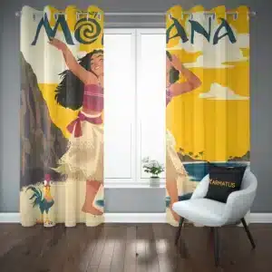 پرده پانچ طرح موانا Moana