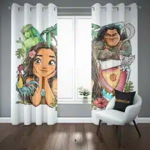 پرده پانچ طرح موانا Moana