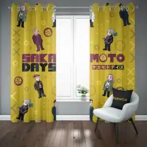 پرده پانچ طرح روز های ساکاماتو Sakamoto Days