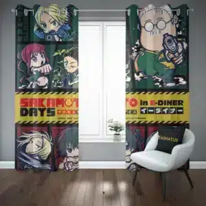 پرده پانچ طرح روز های ساکاماتو Sakamoto Days