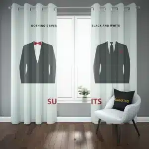 پرده پانچ طرح کت شلواری ها suits