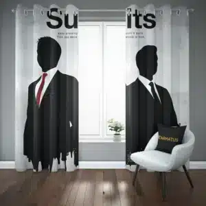 پرده پانچ طرح کت شلواری ها suits
