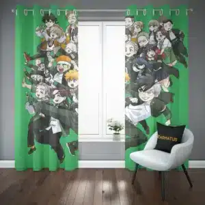 پرده پانچ طرح باد شکن Wind Breaker