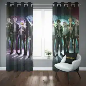 پرده پانچ طرح باد شکن Wind Breaker