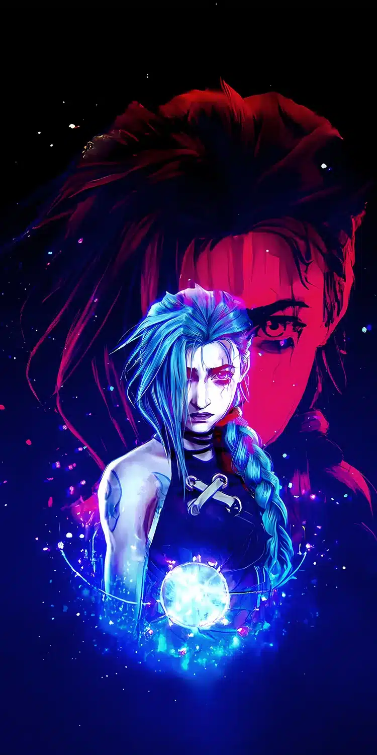 والپیپر آرکین 4K با تصویر جینکس از سریال نتفلیکس