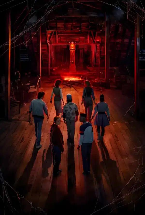 تمام کاراکترهای اصلی Stranger Things 5 - والپیپر گروهی 4K