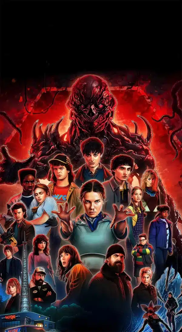 والپیپر Stranger Things 5 با کیفیت 4K - پوستر رسمی فصل پنجم