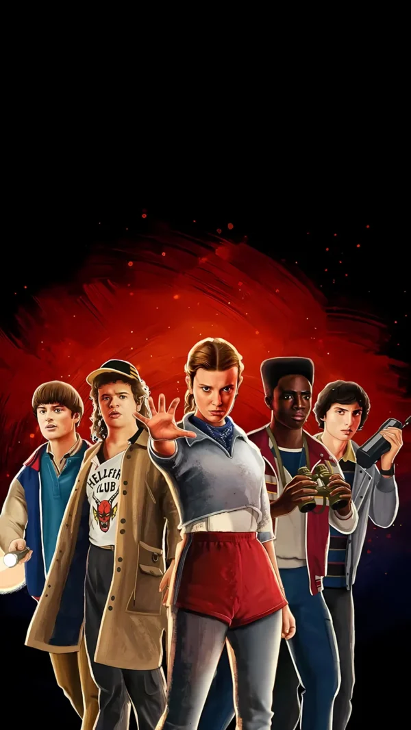 تمام کاراکترهای اصلی Stranger Things 5 - والپیپر گروهی 4K