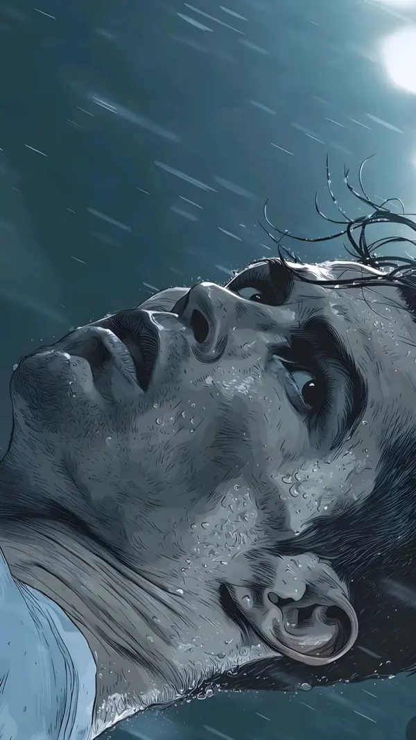 تصویر پروفایل کریستیانو رونالدو با پس‌زمینه طراحی گرافیکی مدرن و ترکیب رنگ‌های تیره و طلایی