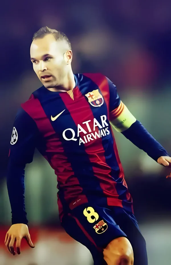 والپیپر اینیستا پیراهن بارسلونا افسانه‌ای