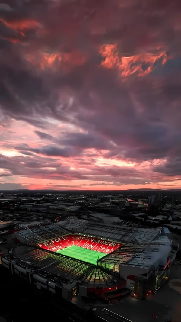والپیپر منچستر یونایتد Manchester united استادیوم اولدترافورد