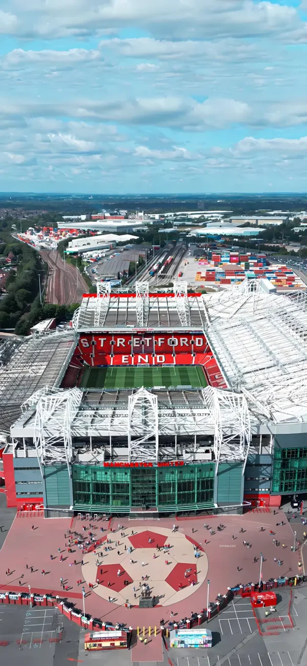 والپیپر منچستر یونایتد Manchester united استادیوم اولدترافورد