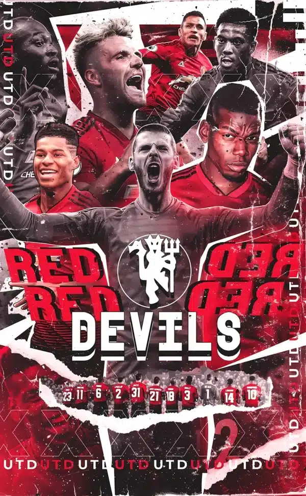 والپیپر منچستر یونایتد لحظه قهرمانی اروپا