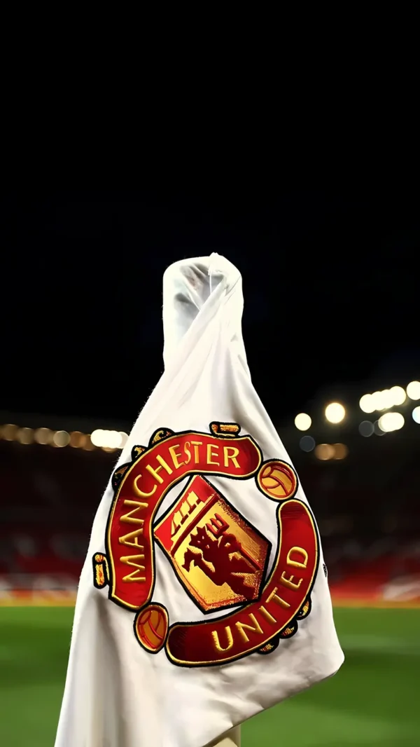 والپیپر هواداران منچستر یونایتد با پرچم قرمز