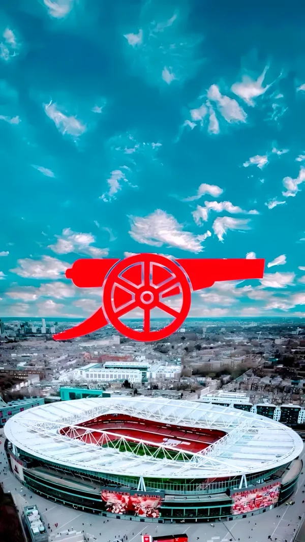 والپیپر آرسنال ورزشگاه امارات در شب