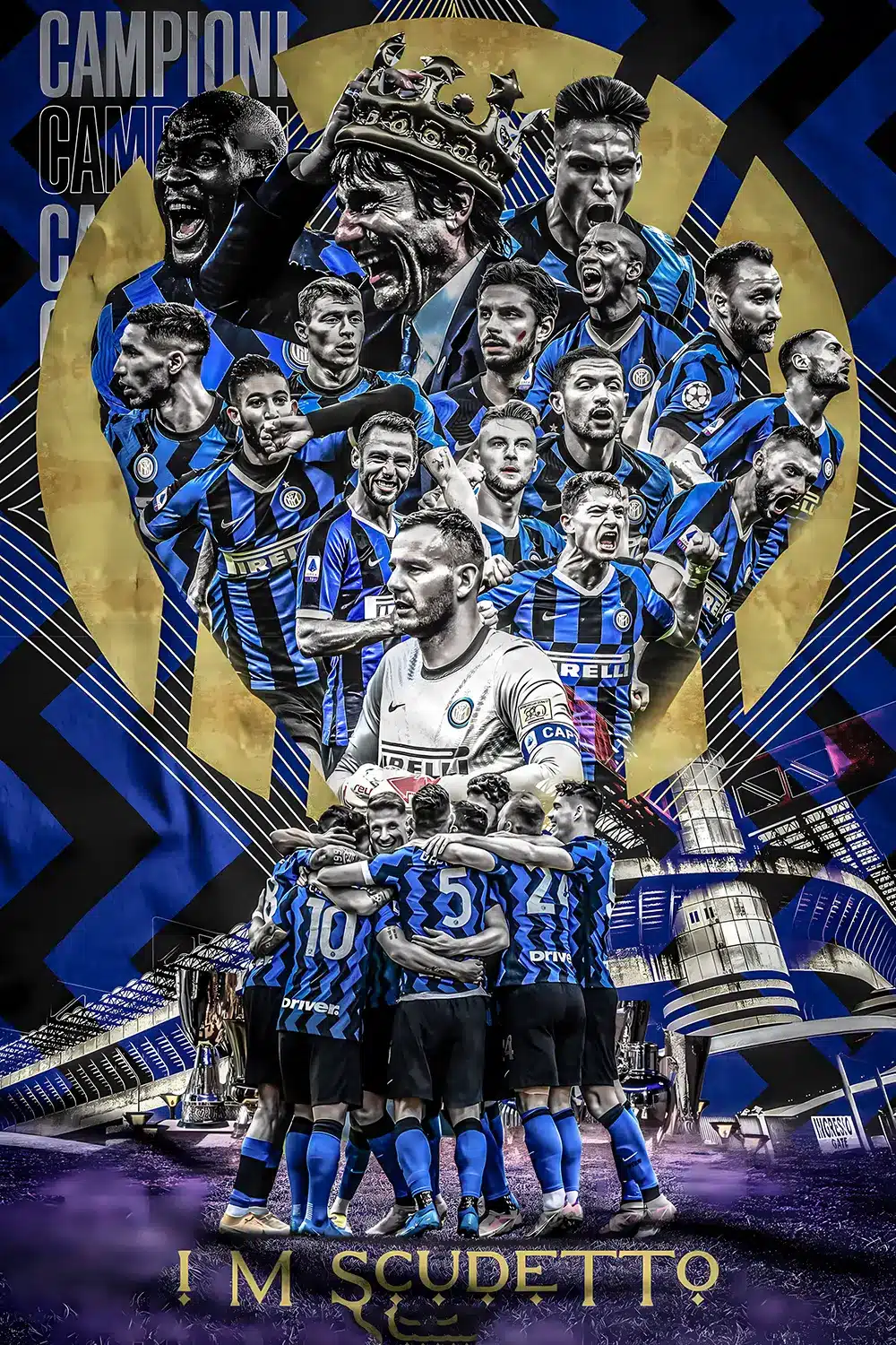 والپیپر اینتر Inter قهرمانی لیگ قهرمانان 2010 با کیفیت 4K