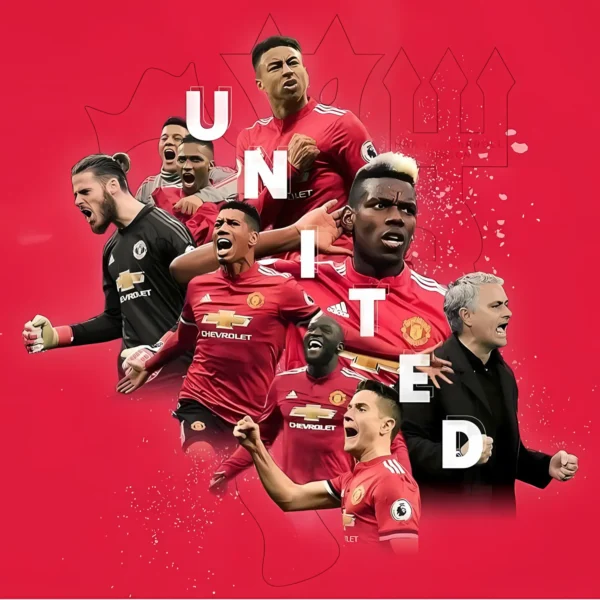 والپیپر منچستر یونایتد Manchester united و کریستیانو رونالدو