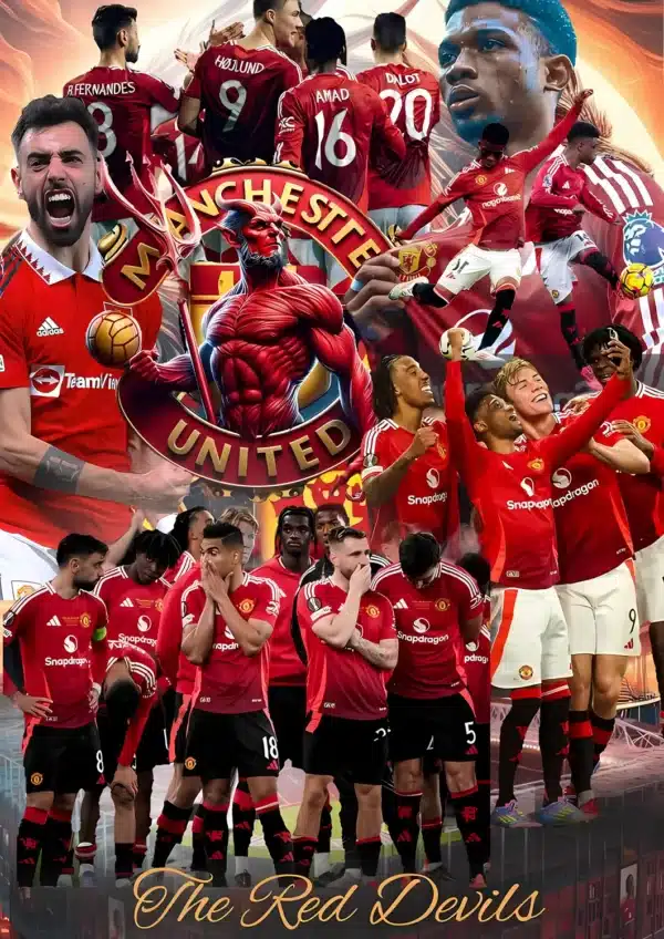 والپیپر منچستر یونایتد Manchester united و کریستیانو رونالدو