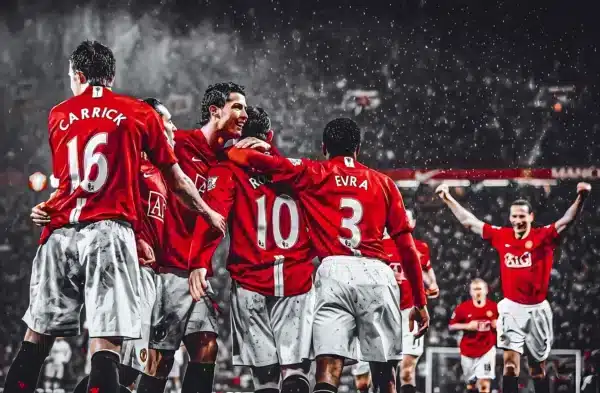 والپیپر منچستر یونایتد Manchester united و کریستیانو رونالدو