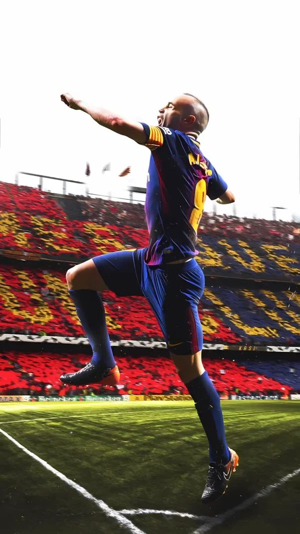 والپیپر اینیستا شماره هشت نمادین بارسلونا