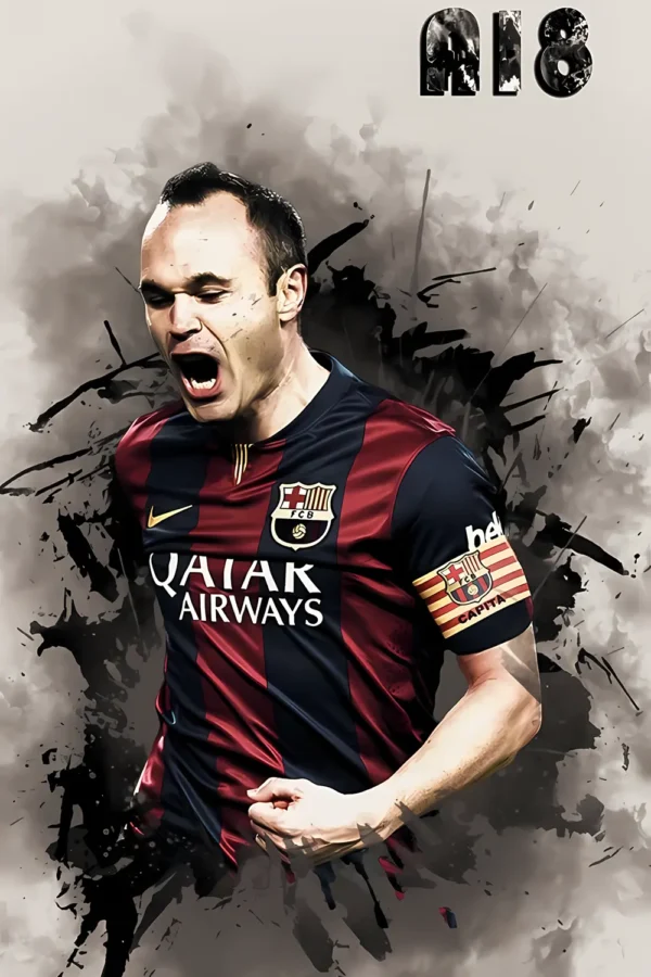 والپیپر اینیستا شماره هشت نمادین بارسلونا