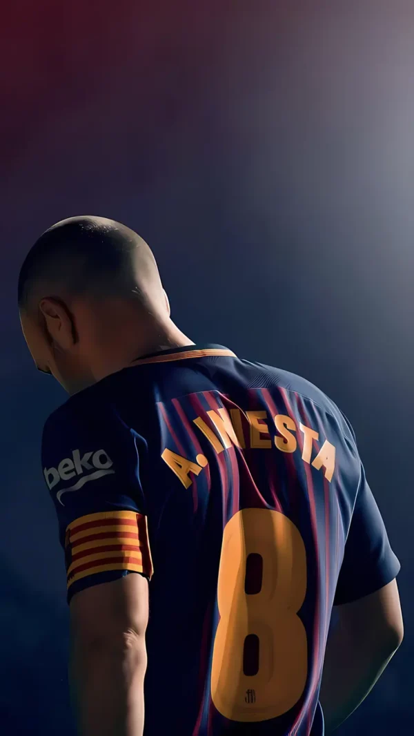 والپیپر اینیستا شماره هشت نمادین بارسلونا