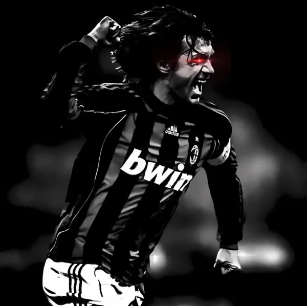 تصویر مالدینی در فینال لیگ قهرمانان اروپا