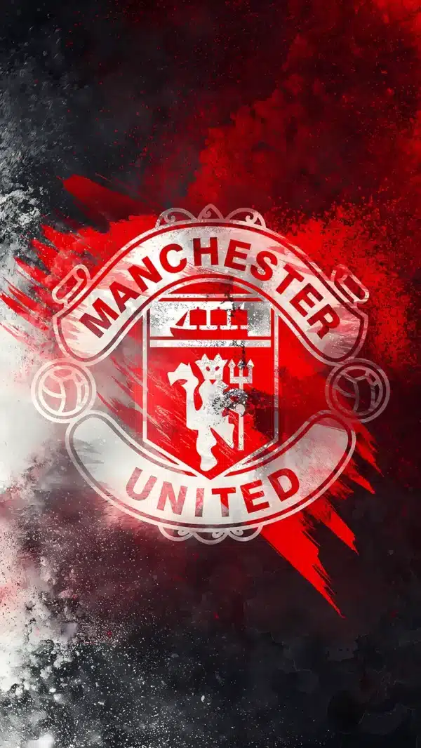 والپیپر لوگوی منچستر یونایتد با کیفیت K4