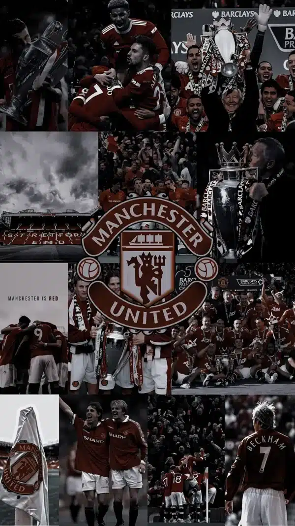 والپیپر لوگوی منچستر یونایتد با کیفیت K4