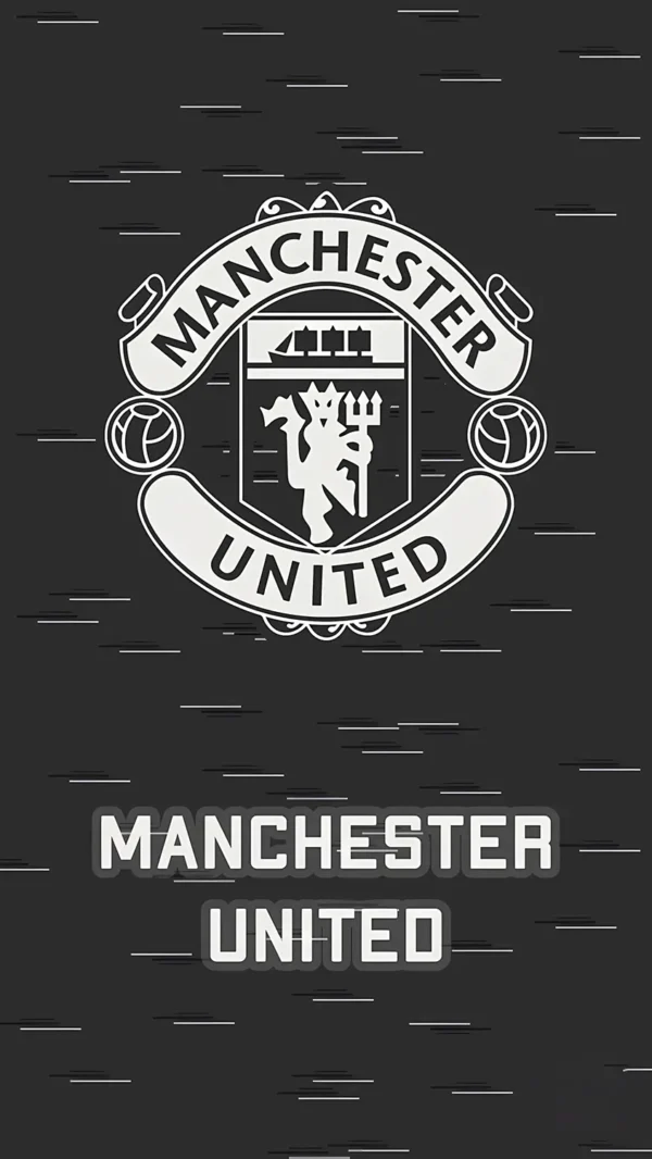 والپیپر لوگوی منچستر یونایتد با کیفیت K4
