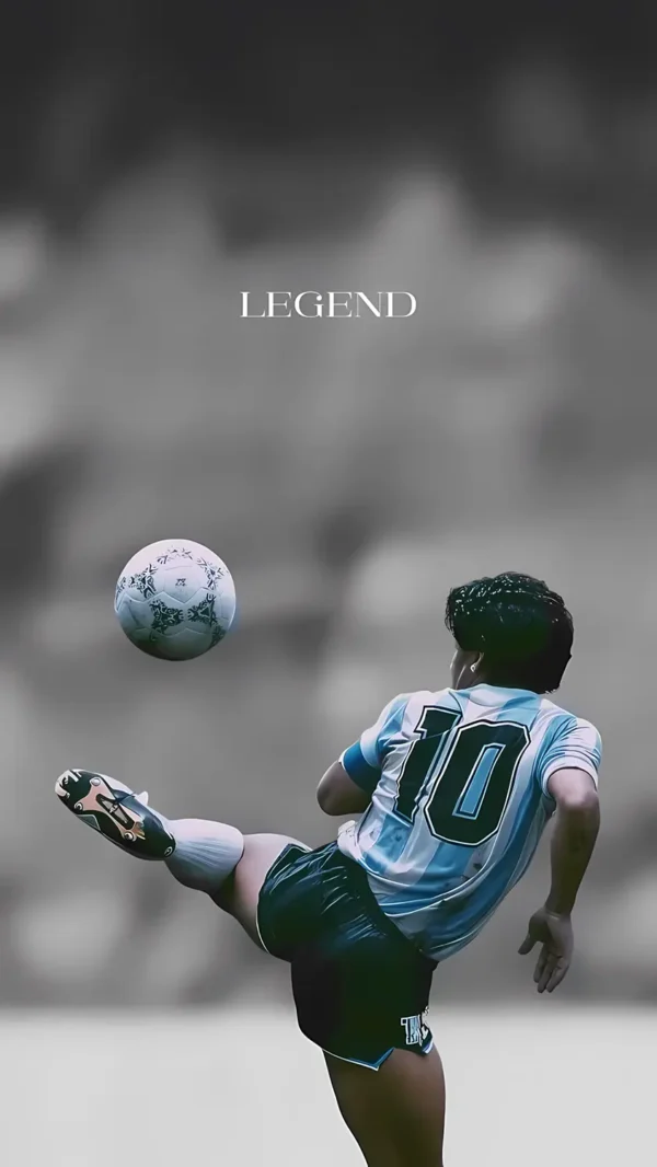 والپیپر مارادونا با پیراهن ناپولی