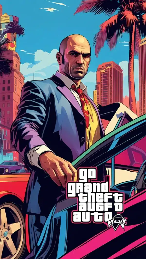 کاراکترهای اصلی GTA 6 - والپیپر HD