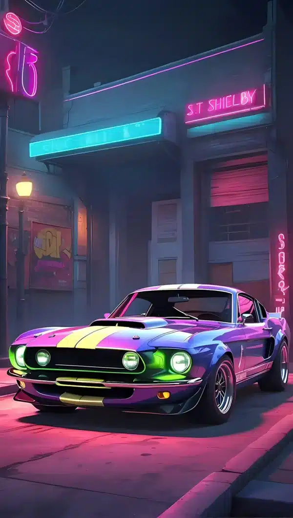 صحنه اکشن با خودروی اسپرت در GTA 6 - والپیپر HD