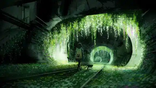 والپیپر جنگل تاریک و رازآلود