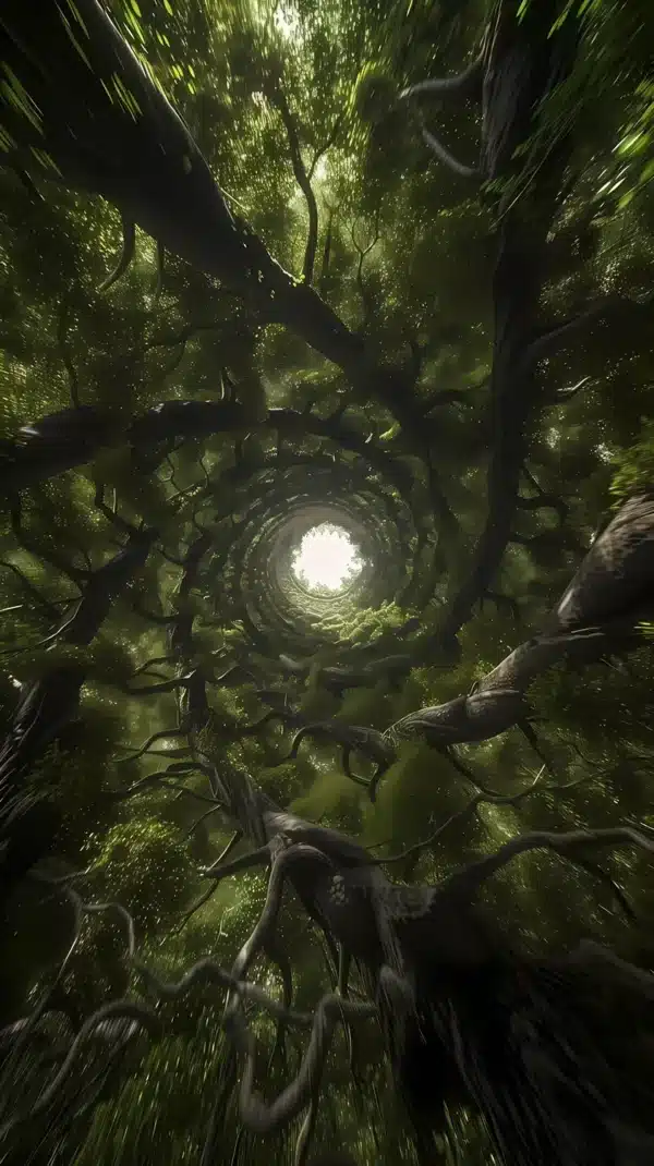 والپیپر جنگل با کیفیت 4K برای دسکتاپ forest wallpaper