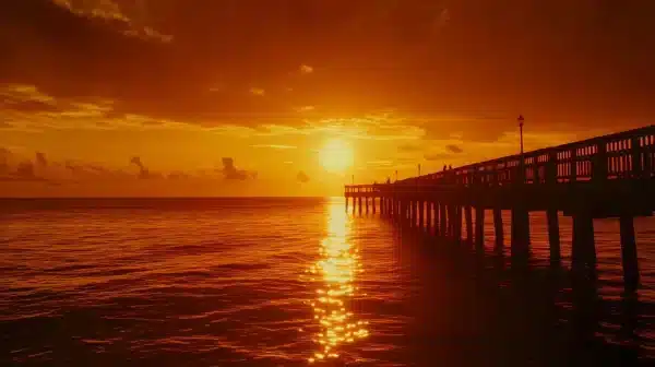 والپیپر طبیعت 2026 کوهستان در غروب با رنگ‌های طلایی - HD