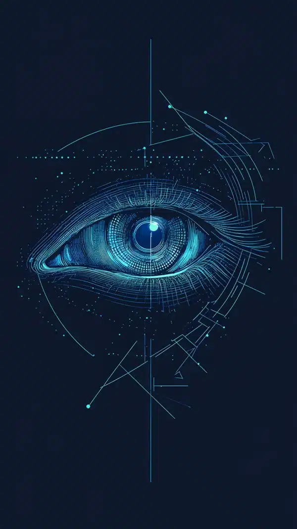 والپیپر فوتوریستی و تکنولوژی 2026 با افکت نئونی - HD